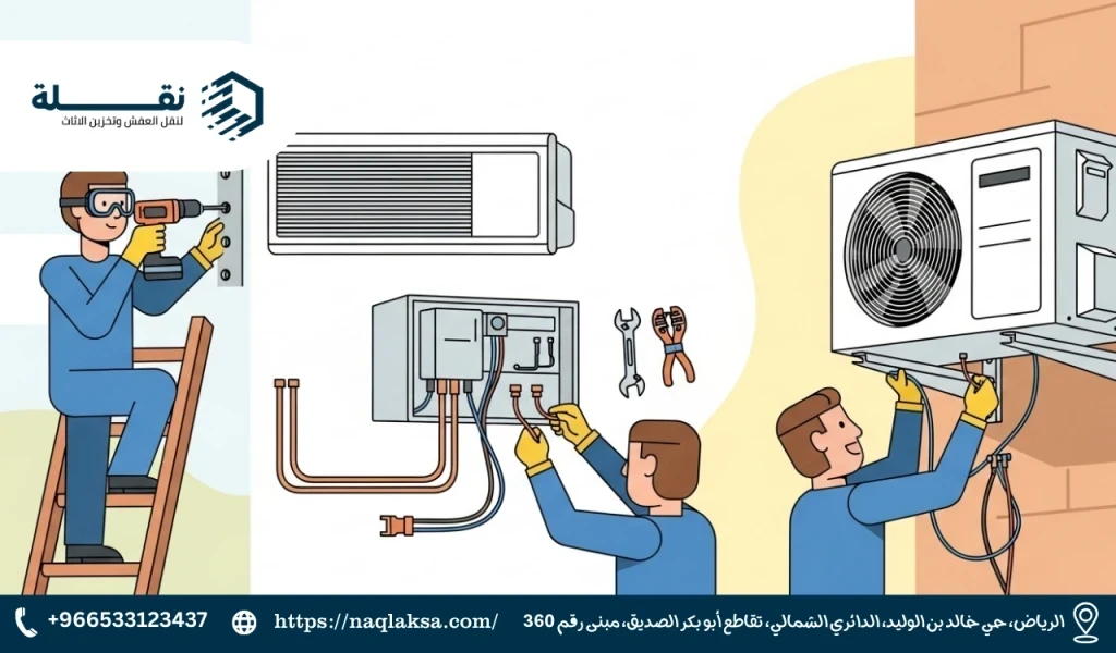الدليل الشامل لفك وتركيب مكيفات سبليت بالرياض