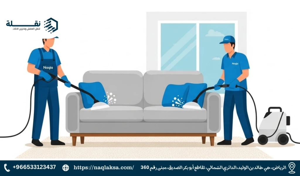 أفضل شركة تنظيف كنب بالبخار في الرياض: تجربة تثق بها