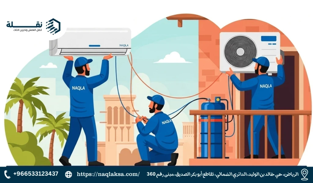 فك وتركيب مكيفات سبليت: الخطوات التي يقوم بها الفني المحترف