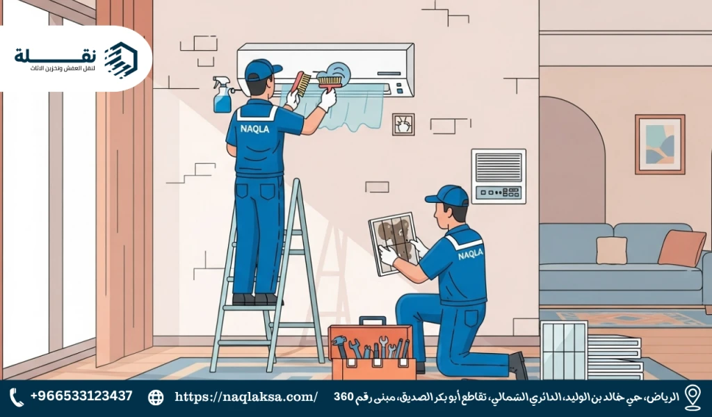 كم مرة يجب عليك تنظيف مكيفك سنويًا في أجواء السعودية؟