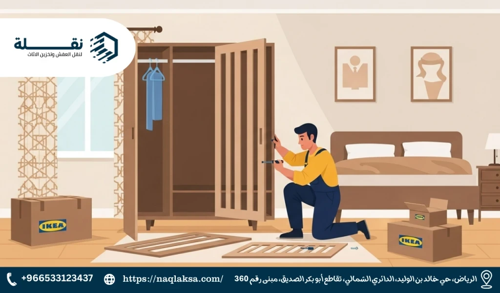 خطوات فك وتركيب غرف نوم ايكيا دون إتلافها
