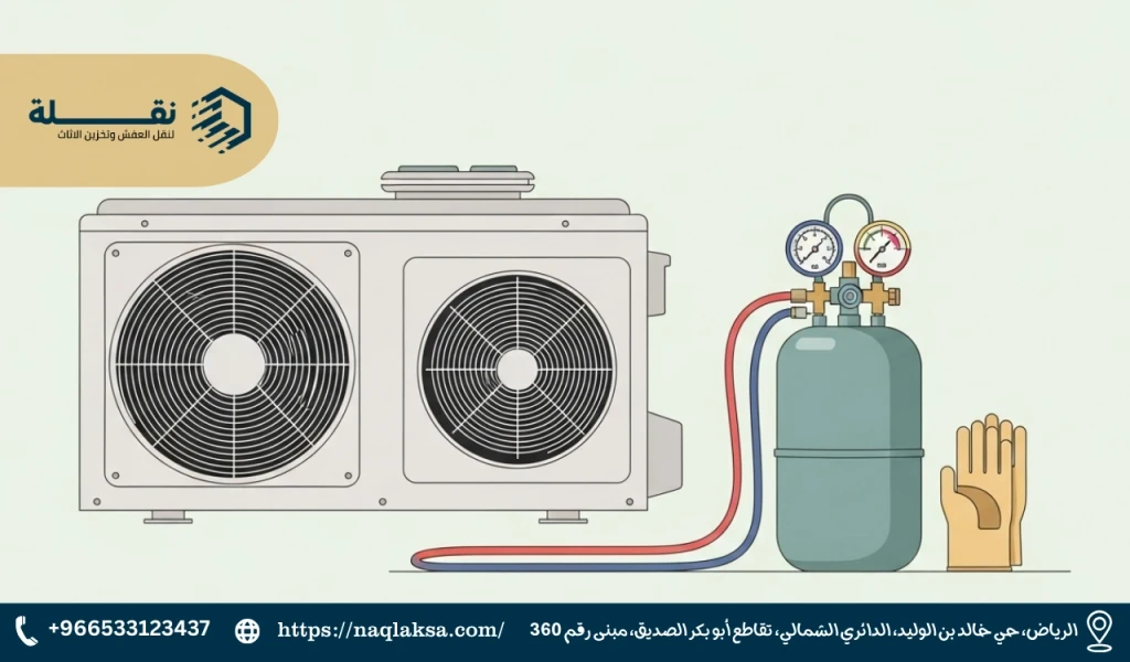 كل ما تريد معرفته عن غاز الفريون وأنواعه (R22, R410a)