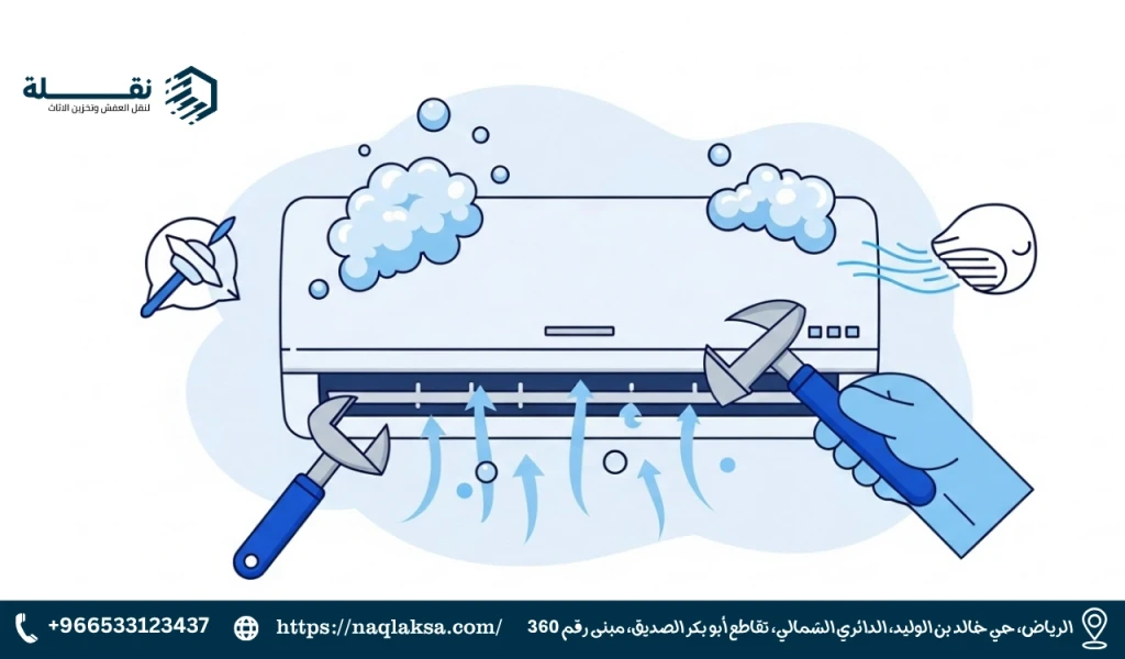 تنفس هواءً نقيًا: الفوائد الصحية لتنظيف المكيف بانتظام