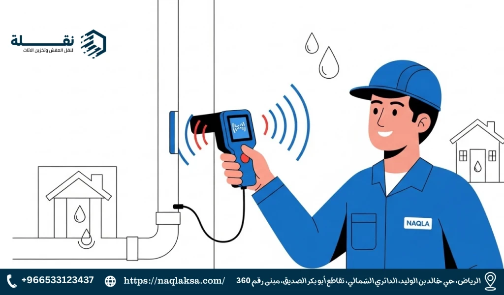 كيف يعمل جهاز كشف تسربات المياه الإلكتروني؟