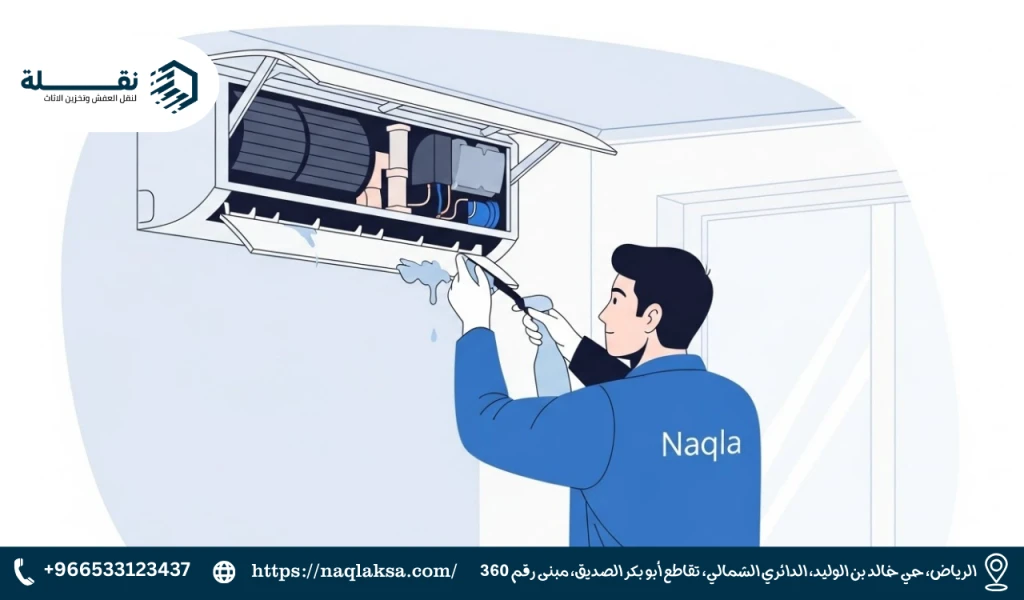 تنظيف مكيفات سبليت بالرياض: خدمة شاملة في موقعك