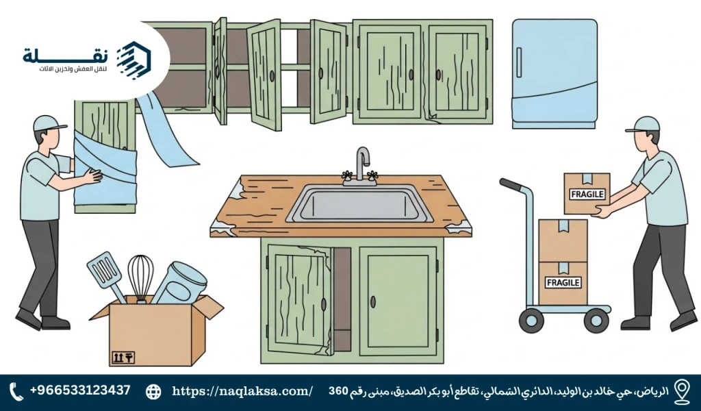 خطوات فك المطبخ القديم دون إتلاف الجدران أو الأرضيات