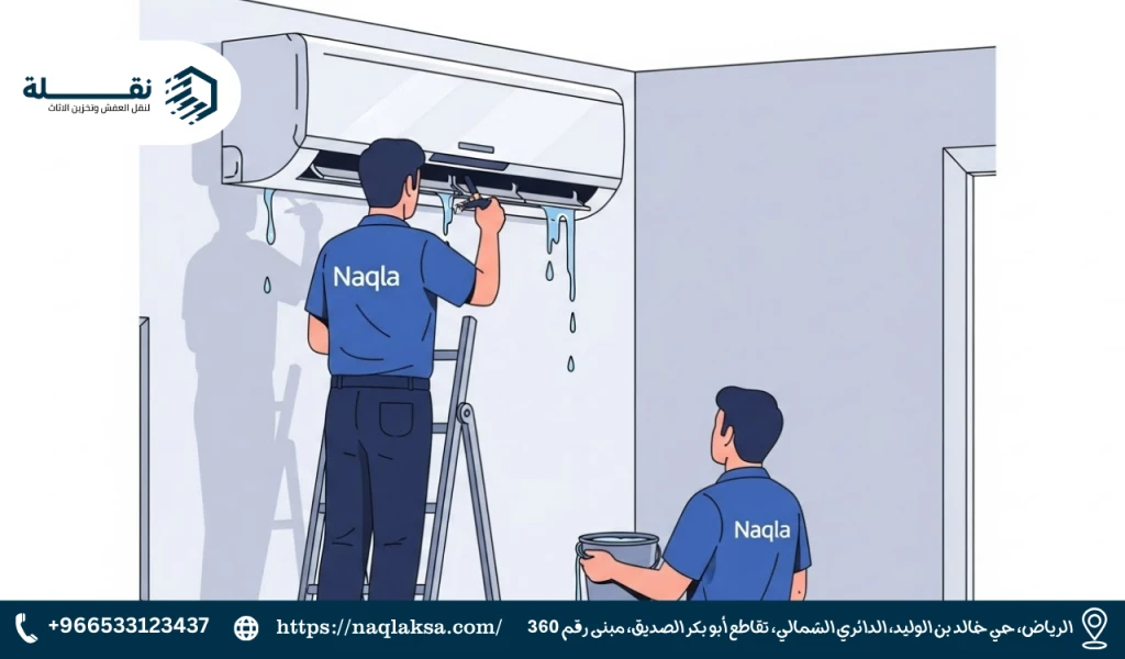 تسريب المياه من المكيف: الأسباب الشائعة والحلول الفورية